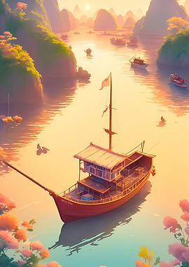 Asia Sunset Serenade