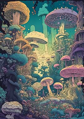 Fungus Jungle Art