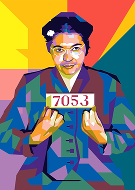 Rosa Parks Pop Art