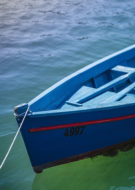 Blue boat