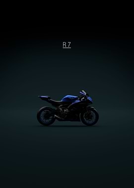 2022 Yamaha YZF R7 Blue