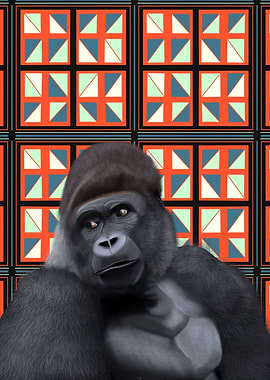 Sitting Gorilla