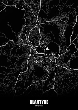 Blantyre Malawi Map