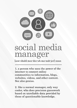 Funny Social Media Manager