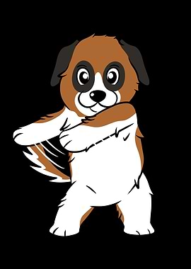 Saint Bernard Flossing