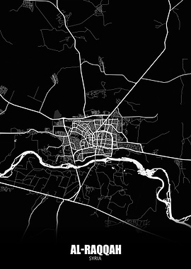 Al Raqqah Syria Map