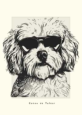 Coton de Tulear Sketch