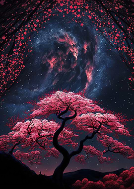 cherry blossom japan art