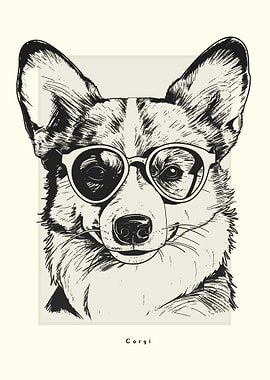 Corgi IIlustration