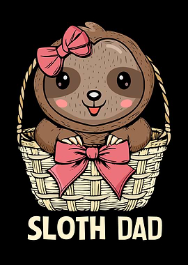 Sloth Dad Sloth Lover Gift
