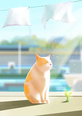Sun Lover Cat