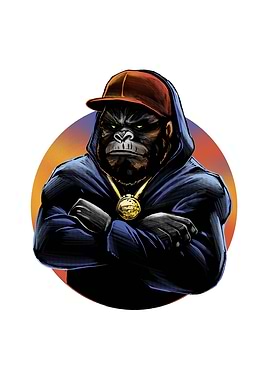 Hip hop monkey