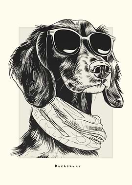 Dachshund Illustration