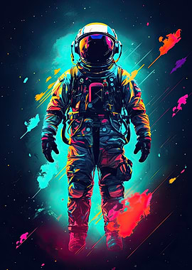 Action Pose Astronaut