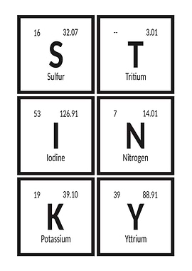 Stinky Periodic Table