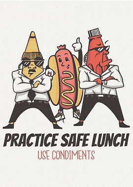 Funny Hotdog Food Pun