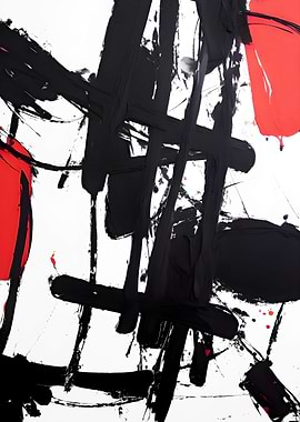 Abstract Paint Brushes