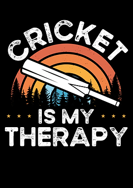 Cricket is my therapy