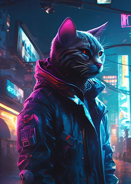 Cat Futuristic