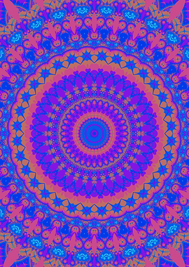 Funky Jewel Tone Mandala