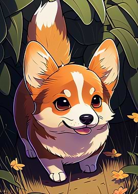 Cute Corgi Dog Animal