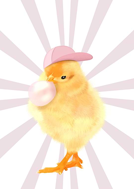 Cool Bubblegum Chick