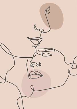 Couples continuous art