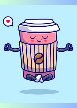 Yoga Loving Coffee Buddy