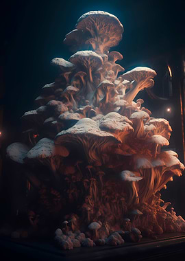 Mushroomed bio forms