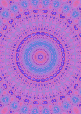 Ornate Bold Trippy Mandala