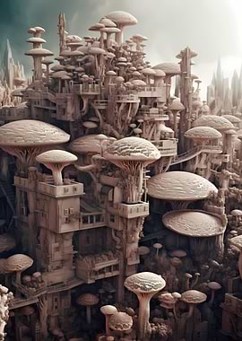 Mushroom bio castle