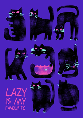 lazy cat