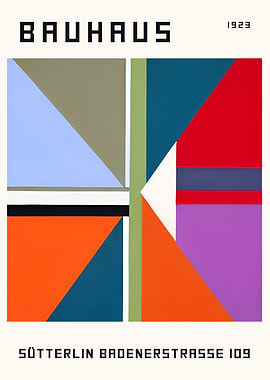 Geometric Retro Bauhaus