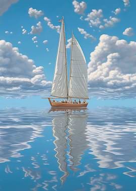 Sailboat on the beach