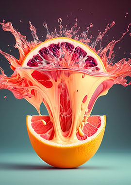 Orange splash