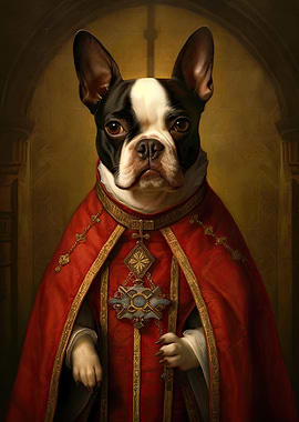 Boston Terrier The Pope