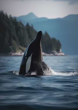 Graceful orca