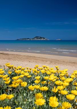 Seascape in Corfu, Greece