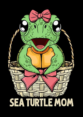 Sea Turtle Mom Sea Turtle