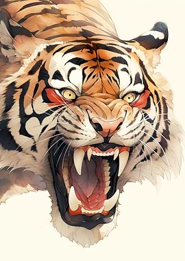 Vintage Japanese Tiger