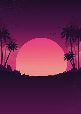 Retro Sunset