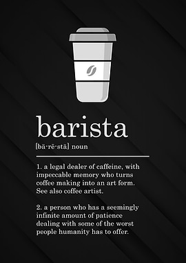 Funny Barista Definition