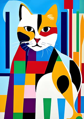 Mid Century Modern Cat