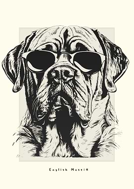 English Mastiff Sketch