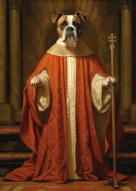 Boxer Dog The Pope