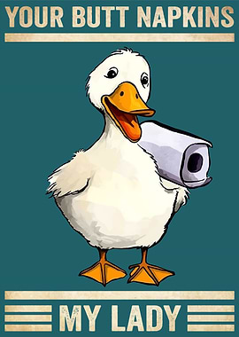 Your Butt Napkins Ducks