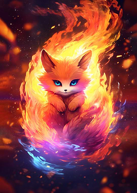 Baby Kurama Nine Tail Fox