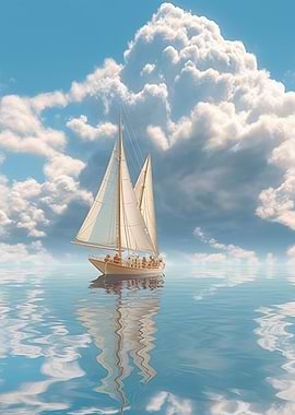 Sailboat on the beach