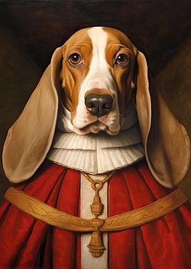 Basset Hound The Pope