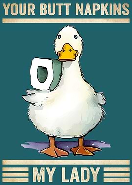 Your Butt Napkins Ducks